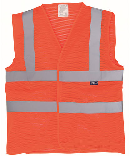 Top Cool Open Mesh 2-Band-And-Braces Waistcoat (Hvw120)