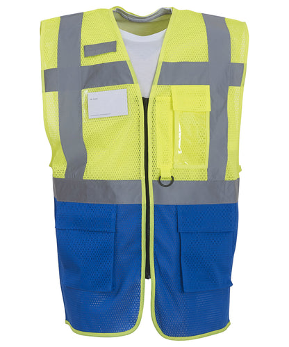 Hi-Vis Top Cool Open-Mesh Executive Waistcoat (Hvw820)