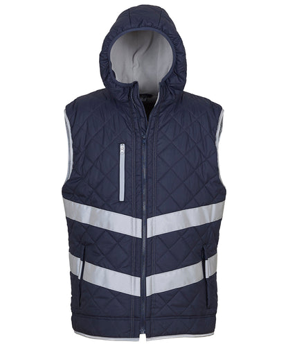 Hi-Vis Kensington Hooded Gilet (Hv007)