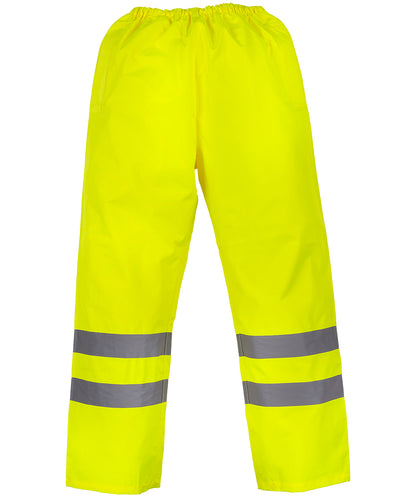 Hi-Vis Waterproof Overtrousers (Hvs461)
