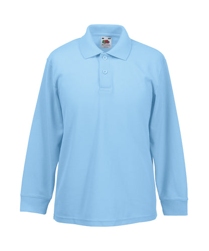 Kids Long Sleeve 65/35 Polo