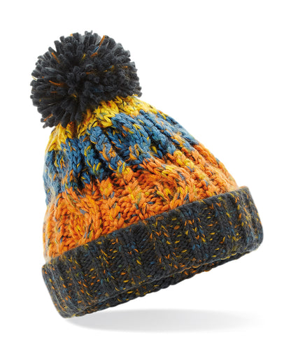 Junior Corkscrew Pom Pom Beanie