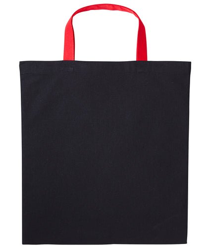 Men's Custom Printed Cotton Contrast Tote Bag