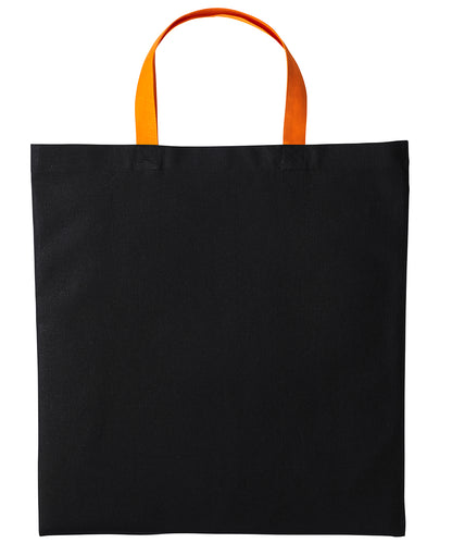 Men's Custom Printed Cotton Contrast Tote Bag