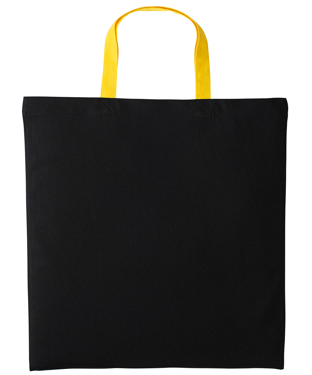 Men's Custom Printed Cotton Contrast Tote Bag