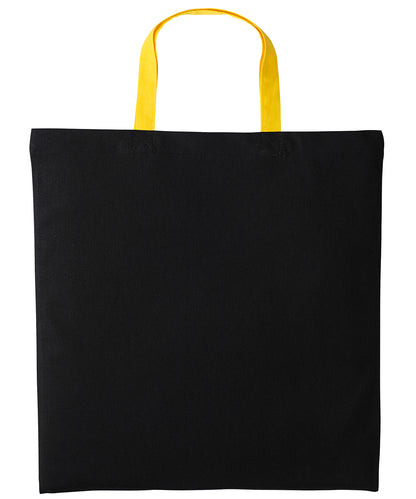 Men's Custom Printed Cotton Contrast Tote Bag