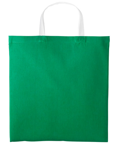 Men's Custom Printed Cotton Contrast Tote Bag