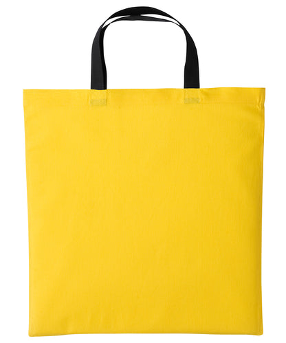 Men's Custom Printed Cotton Contrast Tote Bag
