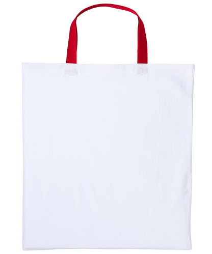 Men's Custom Printed Cotton Contrast Tote Bag