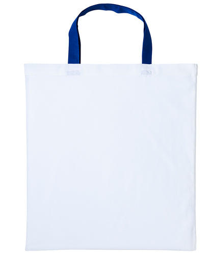 Men's Custom Printed Cotton Contrast Tote Bag