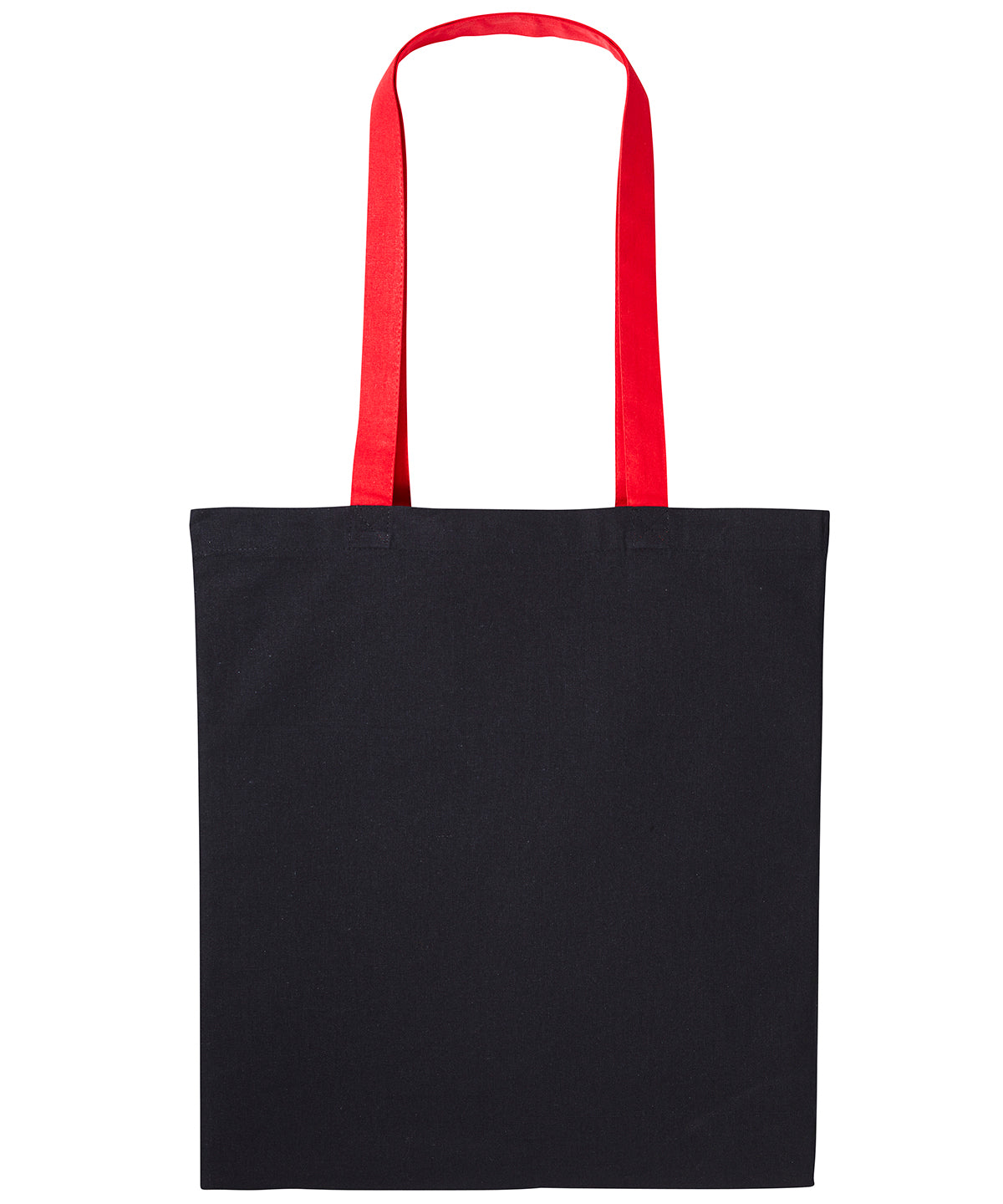 Men's Custom Printed Cotton Contrast Tote Bag