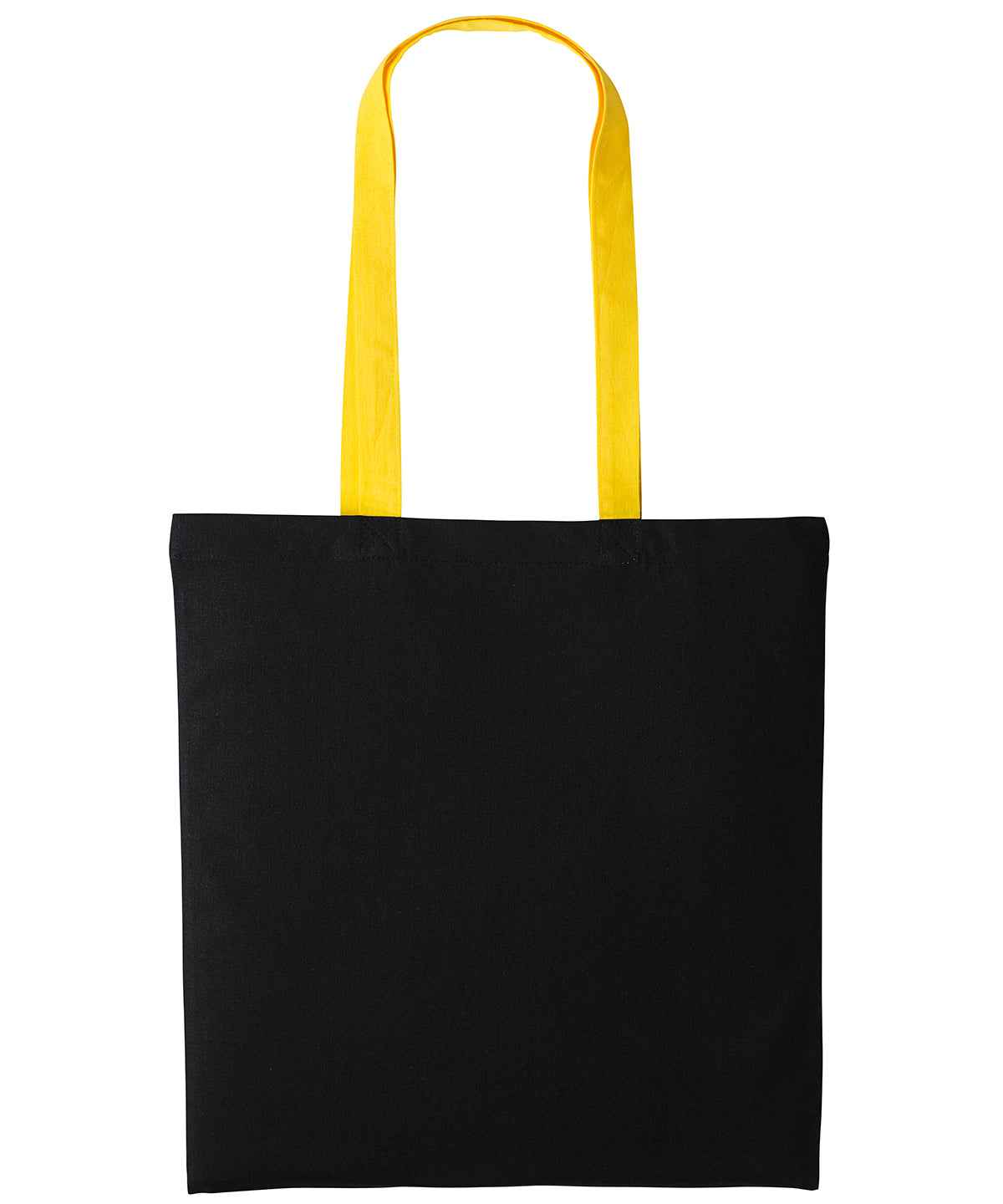 Men's Custom Printed Cotton Contrast Tote Bag