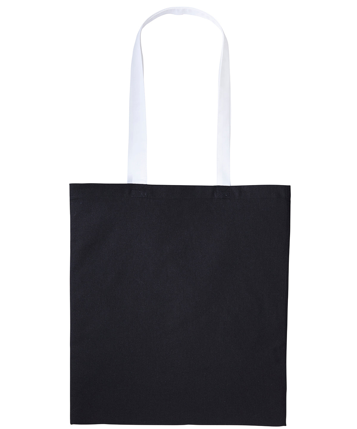 Men's Custom Printed Cotton Contrast Tote Bag
