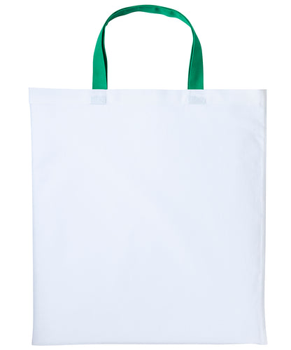 Men's Custom Printed Cotton Contrast Tote Bag