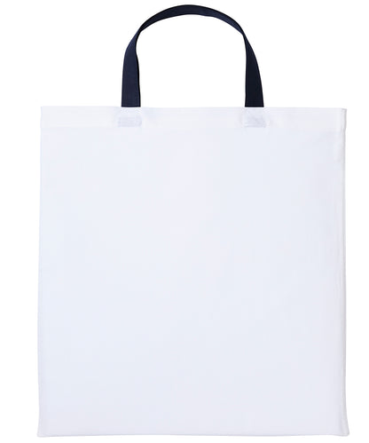 Men's Custom Printed Cotton Contrast Tote Bag