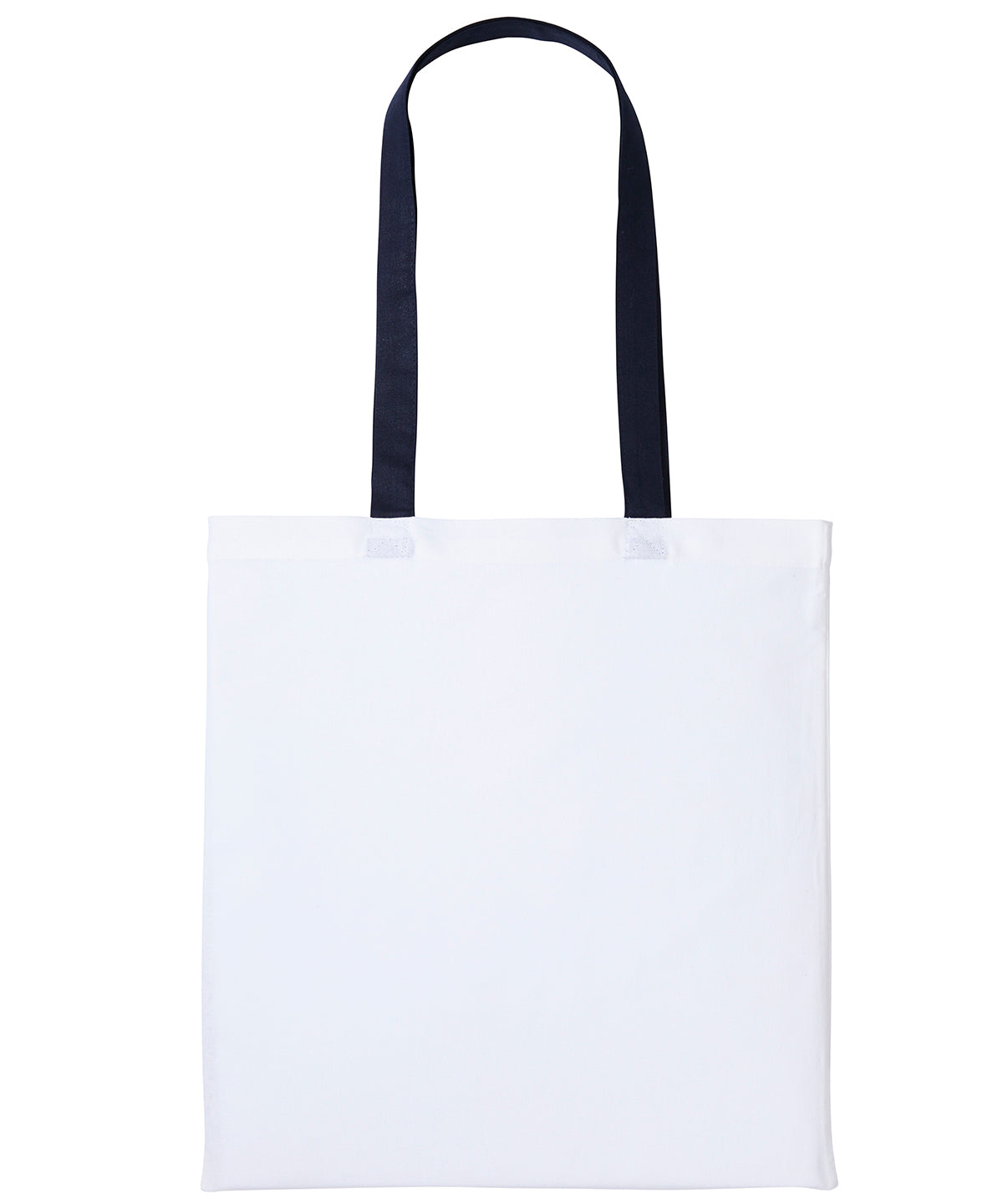 Men's Custom Printed Cotton Contrast Tote Bag