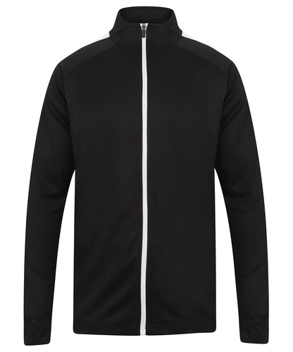 Custom Printed Performance Contrast Tracksuit Top
