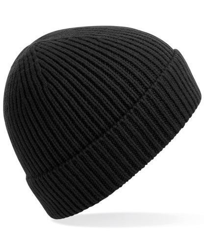 Engineered Knit Ribbed Beanie