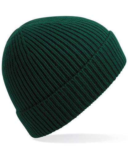 Engineered Knit Ribbed Beanie