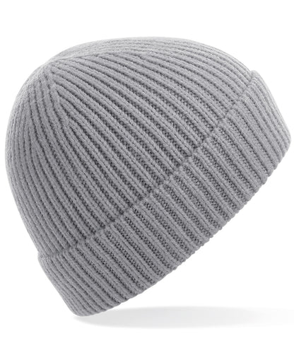 Engineered Knit Ribbed Beanie