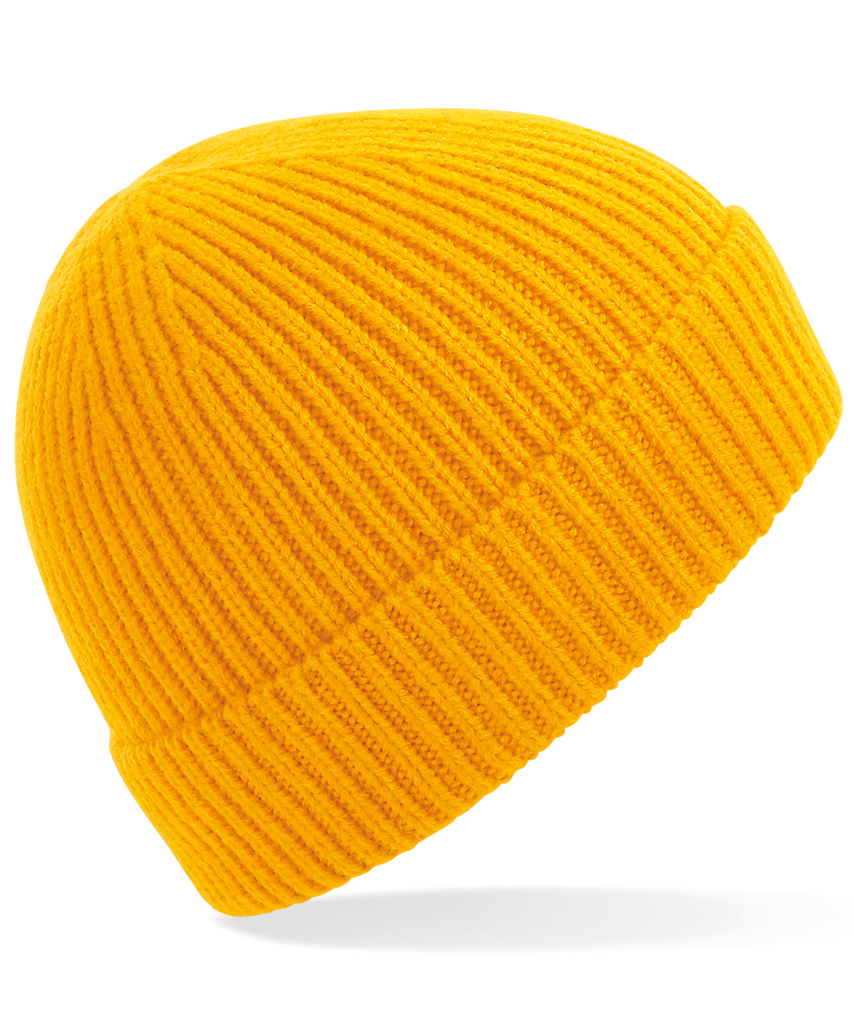Engineered Knit Ribbed Beanie