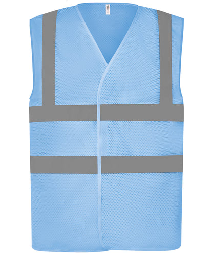 Top Cool Open Mesh 2-Band-And-Braces Waistcoat (Hvw120)