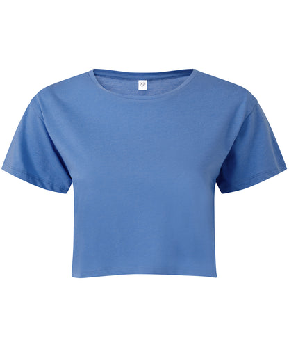 Women’s Custom Printed Organic Performance Cropped T-Shirt