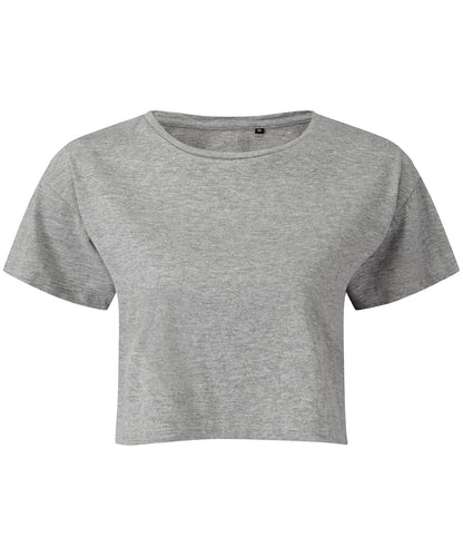 Women’s Custom Printed Organic Performance Cropped T-Shirt