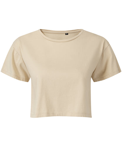 Women’s Custom Printed Organic Performance Cropped T-Shirt