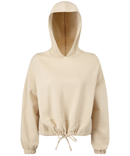 Women’s Custom Printed or Embroidered Organic Performance Cropped Hoodie