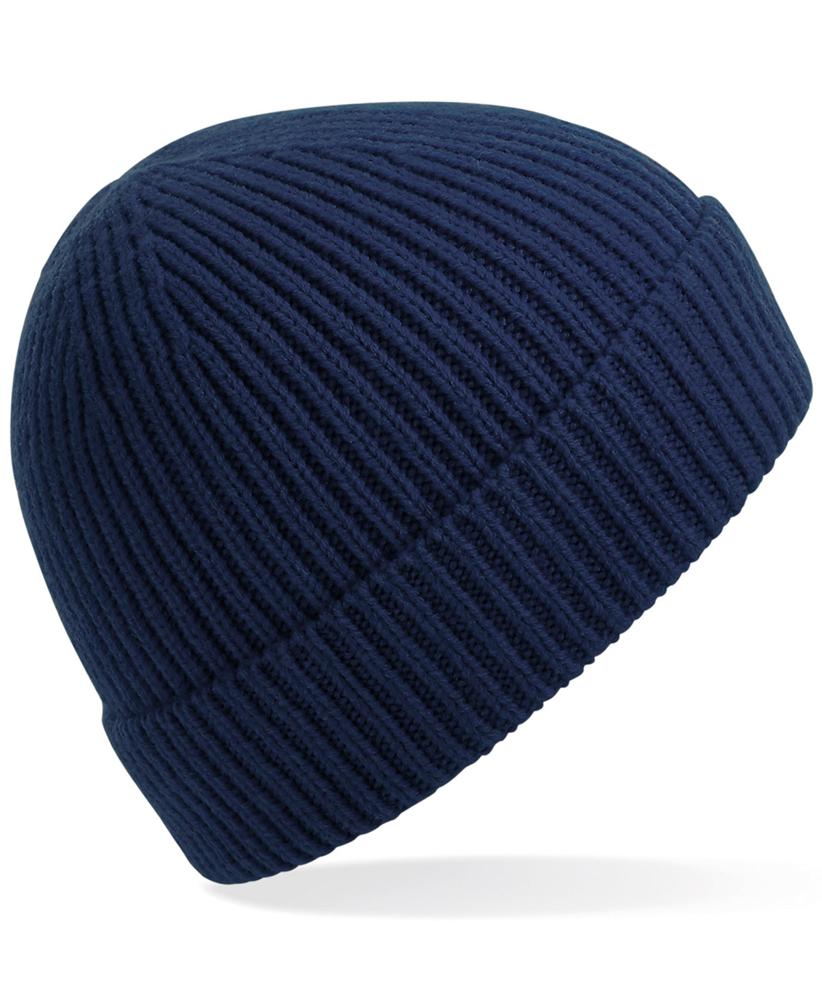 Engineered Knit Ribbed Beanie