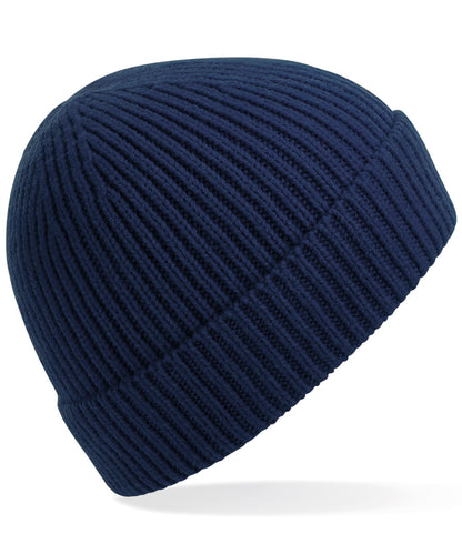 Engineered Knit Ribbed Beanie