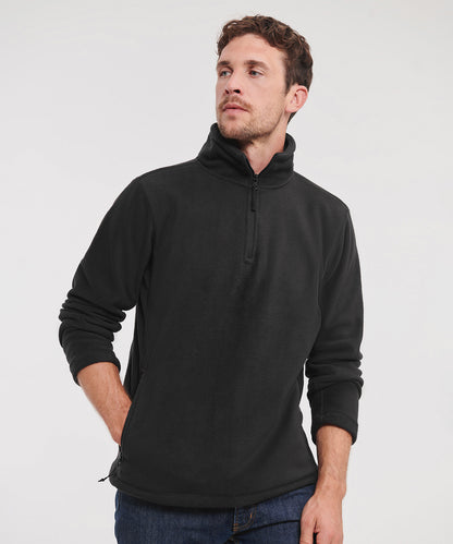 Unisex Custom Printed or Embroidered Zip-Up Quarter Zip Fleece Jacket