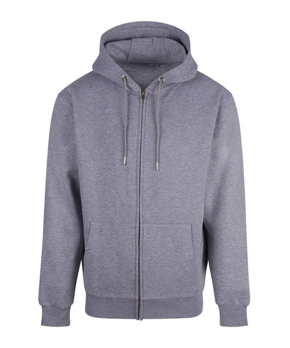 Unisex Custom Printed or Embroidered Organic Recycled Zip-Up Hoodie