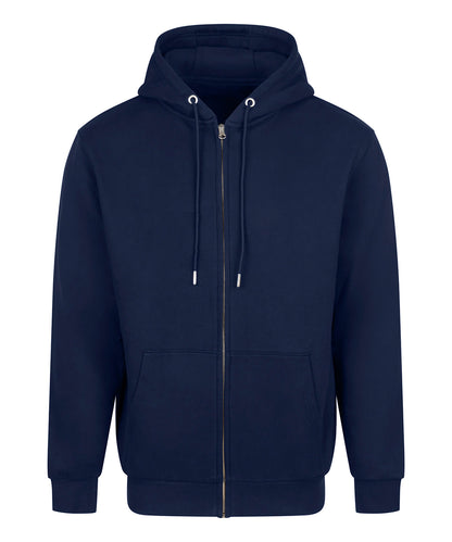 Unisex Custom Printed or Embroidered Organic Recycled Zip-Up Hoodie