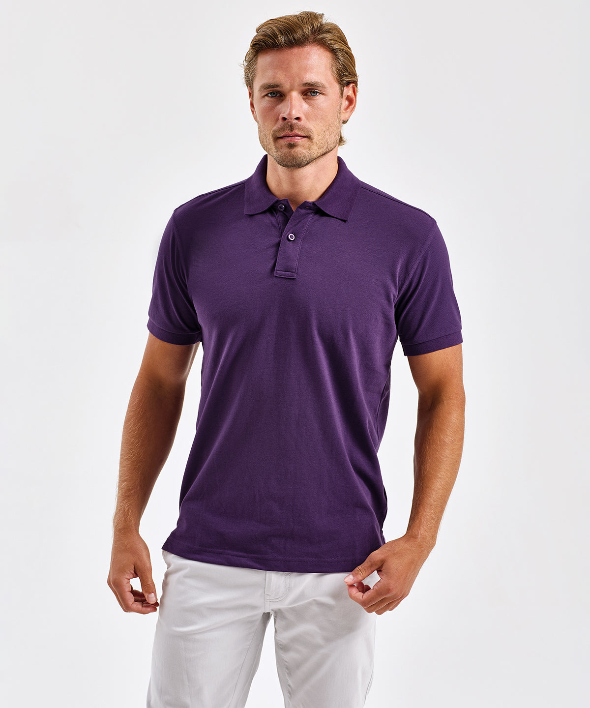 Men's Custom Printed or Embroidered Performance Cotton Polo Shirt