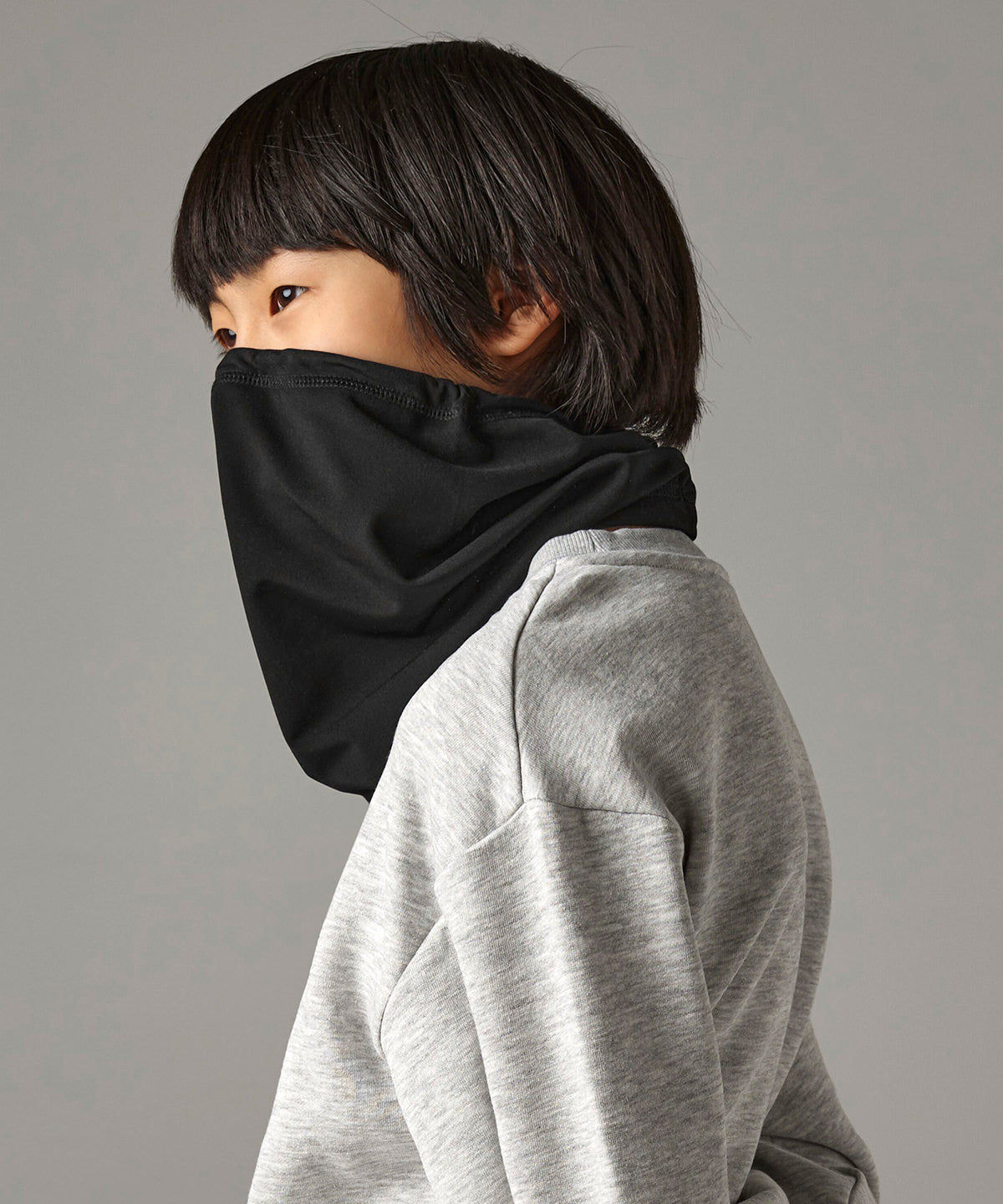 Junior softshell sports tech neck warmer