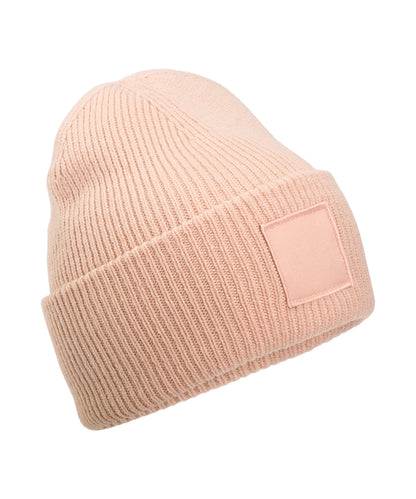 Deep-Cuffed Tonal Patch Beanie