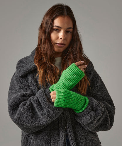 Bright Green colour pop handwarmers front view