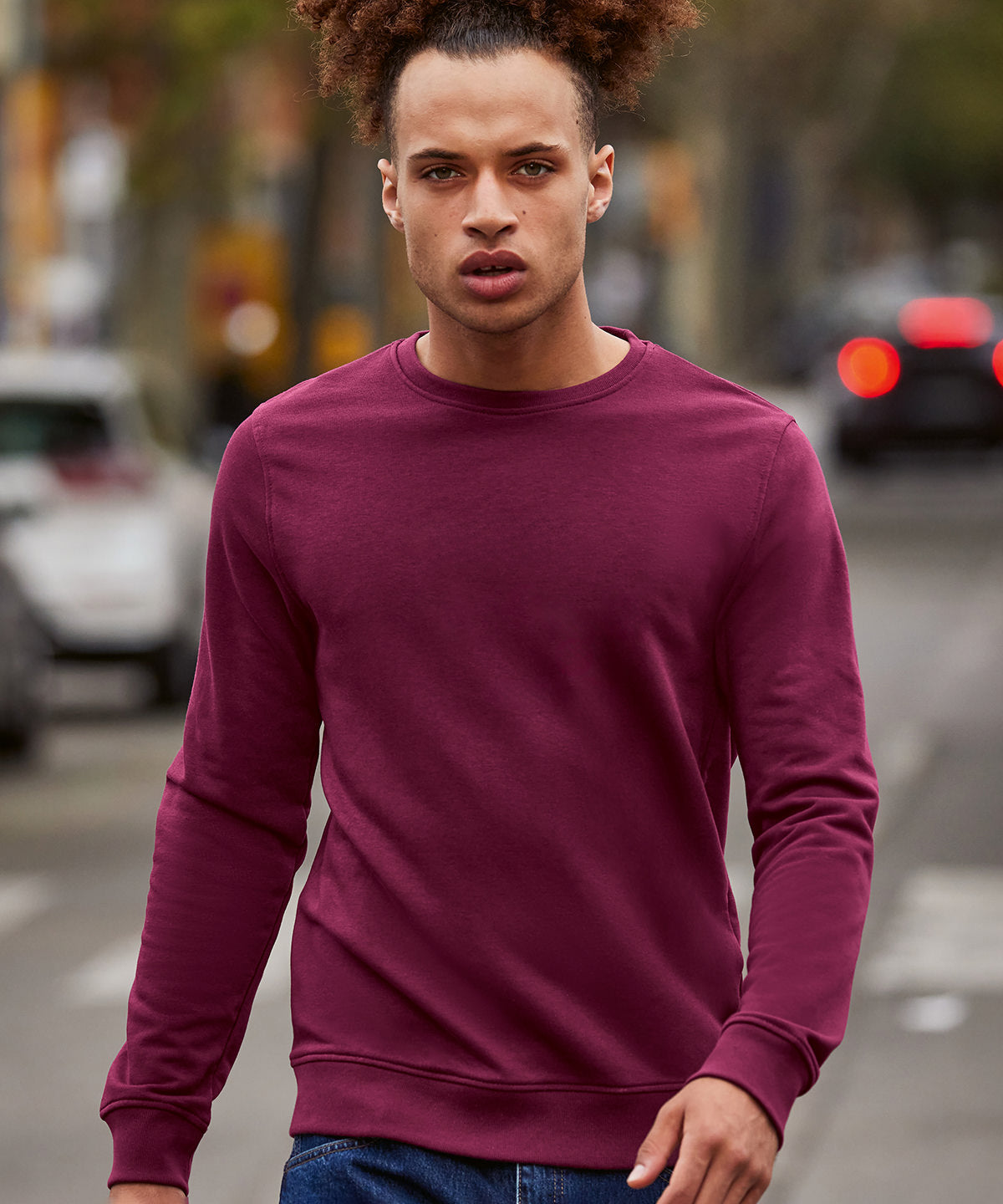 Men's Custom Printed or Embroidered Organic Sweatshirt
