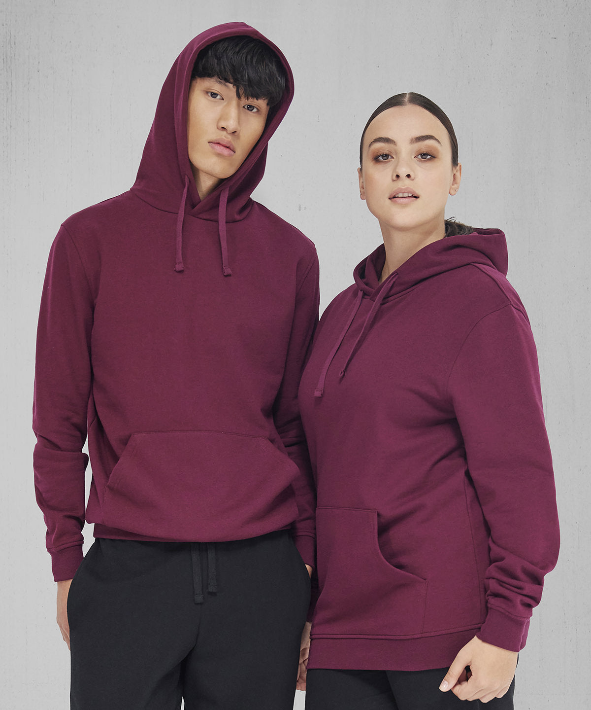 Unisex Custom Printed or Embroidered Organic Hoodie