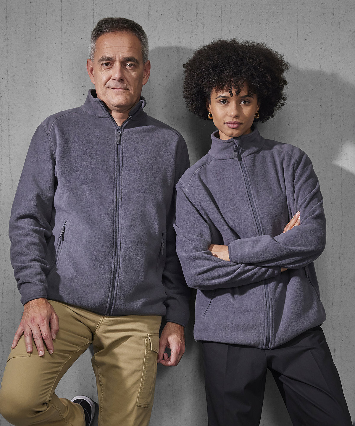 Men's Custom Printed or Embroidered Organic Recycled Fleece Jacket