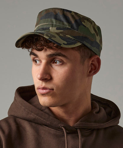 Urban Camo camo army cap front view
