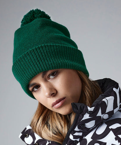 Navy thermal snowstar® beanie front view