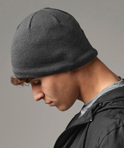 Men's Custom Embroidered Lightweight Fleece Beanie Hat