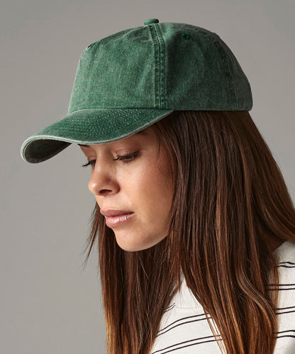 Vintage Stone relaxed 5-panel vintage cap front view