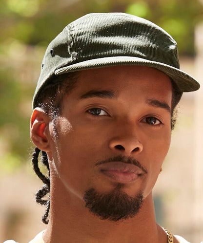 Stone earthaware® organic cord camper cap front view