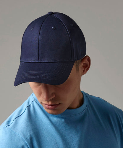Oxford Navy earthaware® organic cotton stretch-fit cap front view