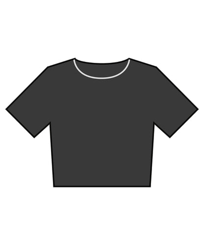 Women’s heavyweight washed cropped tee