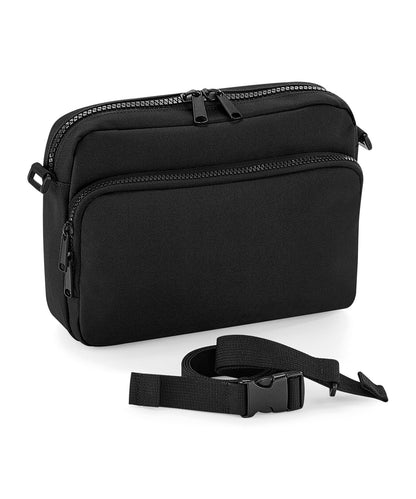Grey Marl modulr™ 2 litre multi pocket front view